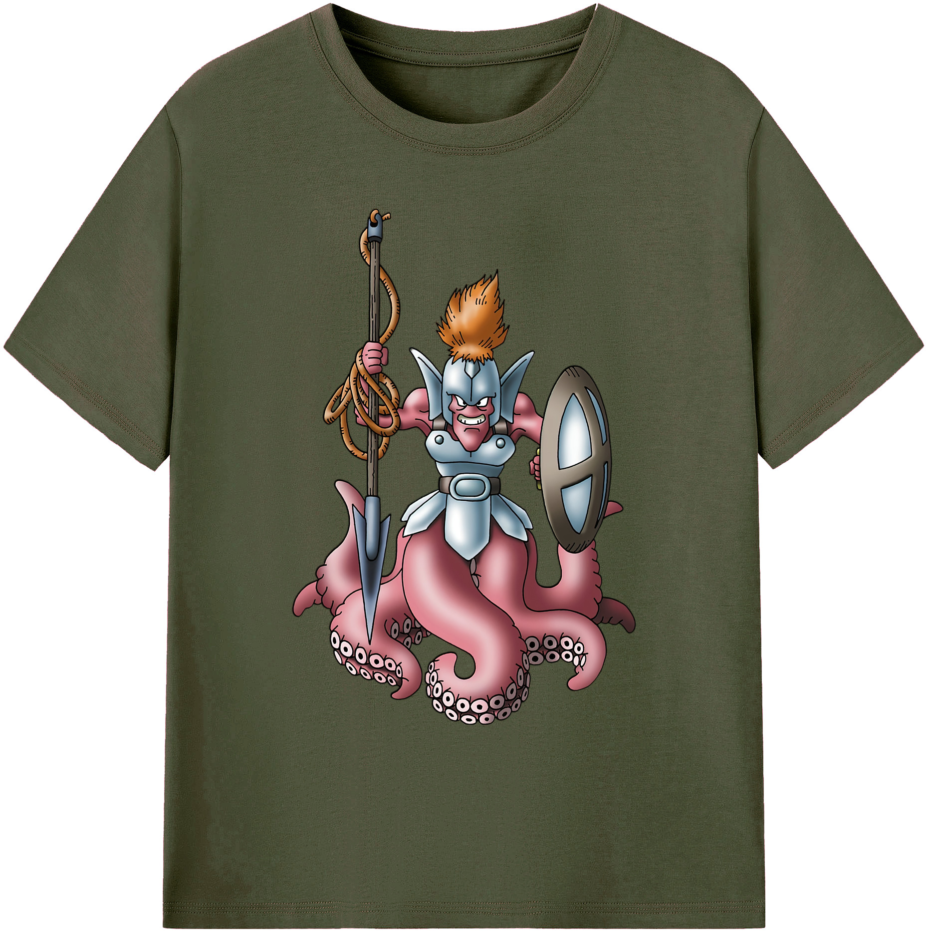 （画像用） ドラゴンクエスト Doragon Kuesuto Dragon Quest 綿100％ メンズ半袖Tシャツ｜肌触りやわらか＆通気性